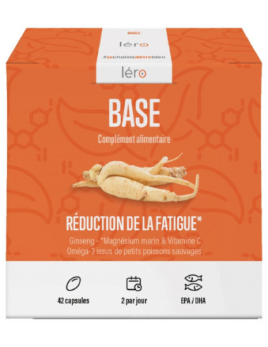 Léro Base Réduction de la Fatigue - 42 Capsules