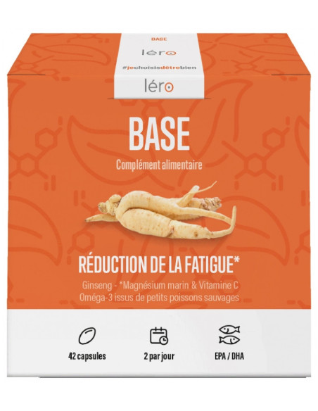 Léro Base Réduction de la Fatigue - 42 Capsules