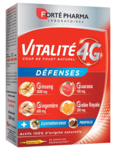 Forté Pharma Vitalité 4G Défenses - 20 Ampoules