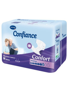 Confiance® Confort Absorption 8 G taille 2 Médium - 15 pièces