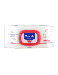 Lingettes Nettoyantes Apaisantes Sans Parfum Peau Sensible - 70 lingettes