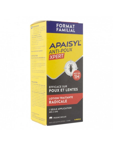 Apaisyl Xpert Lotion & Peigne Anti-Poux - 200ml