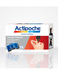 ACTIPOCHE Coussin thermique Cervicales et Trapèzes 24x40cm