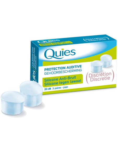 Protection Auditive en Silicone Translucide - 3 paires