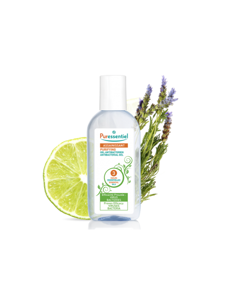 ASSAINISSANT GEL Antibactérien 3 Huiles Essentielles - 80ml