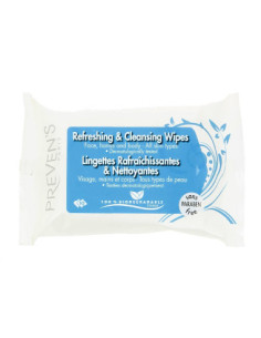 Lingettes Antiseptiques  RAFRAICHISSANTE - 10 lingettes.
