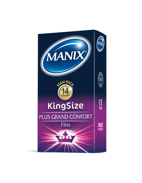 Manix King size, boîte de 14 préservatifs