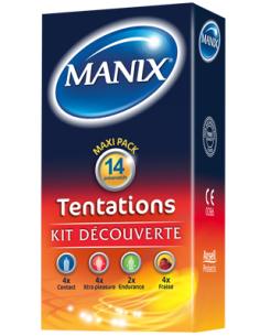 Manix Tentations, boîte de 14 préservatifs