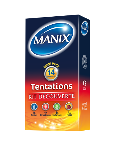 Manix Tentations, boîte de 14 préservatifs