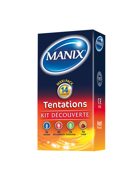 Manix Tentations, boîte de 14 préservatifs