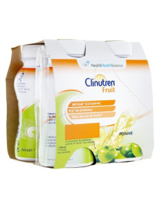 CLINUTREN® FRUIT Pomme - 4x200ml