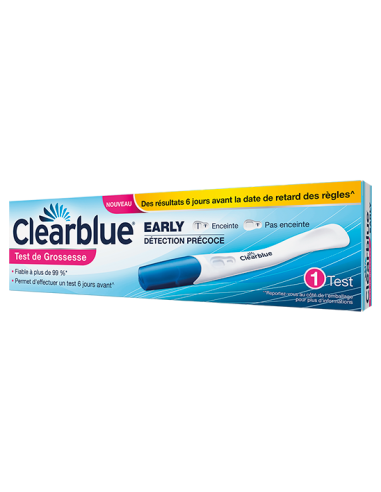 Clearblue EARLY Test de Grossesse Détection Précoce - 1 unité