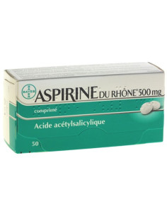 ASPIRINE DU RHÔNE 500mg - 50 comprimés
