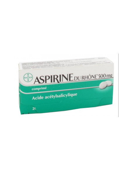 ASPIRINE DU RHÔNE 500mg - 50 comprimés
