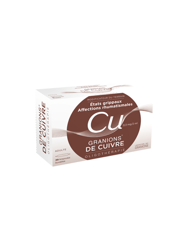 GRANIONS DE CUIVRE 0,3 mg/2 ml, solution buvable - 30x2ml