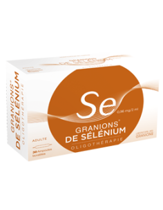 GRANIONS DE SELENIUM 0,96 mg/2 ml, suspension buvable - 30x2ml