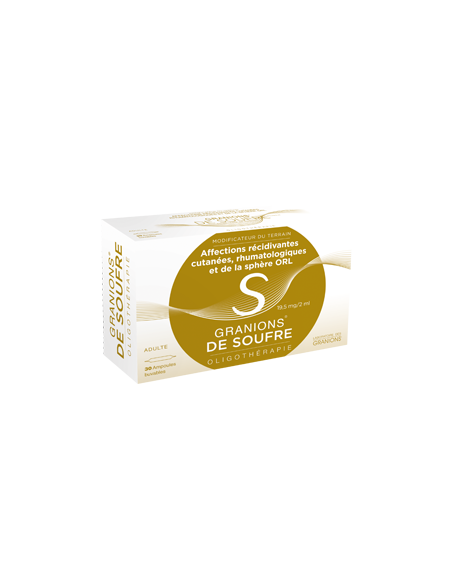 GRANIONS DE SOUFRE 19,5 mg/2 ml, solution buvable - 30x2ml