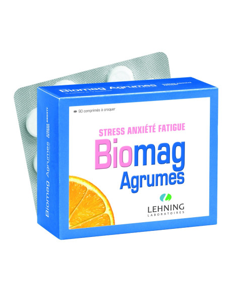 BIOMAG AGRUMES, comprimé à croquer - 90 comprimés