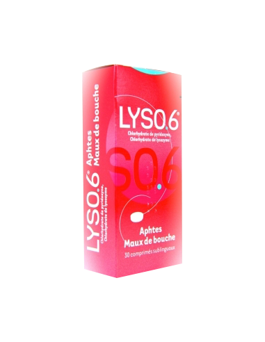 LYSO 6, comprimé sublingual
