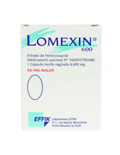 LOMEXIN 600 mg - 2 capsules molles vaginales
