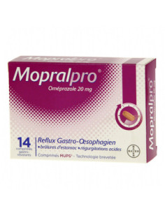 MOPRALPRO 20 mg, 7 comprimés gastro-résistant 2