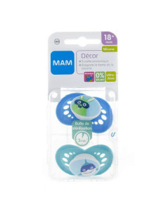 Sucette +18 mois Décor Animaux - 2 sucettes