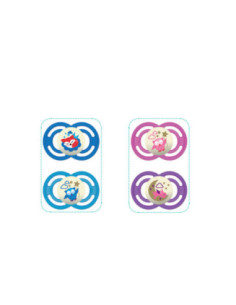 Sucettes Perfect Silicone 18 mois + Nuit  - 2 unités