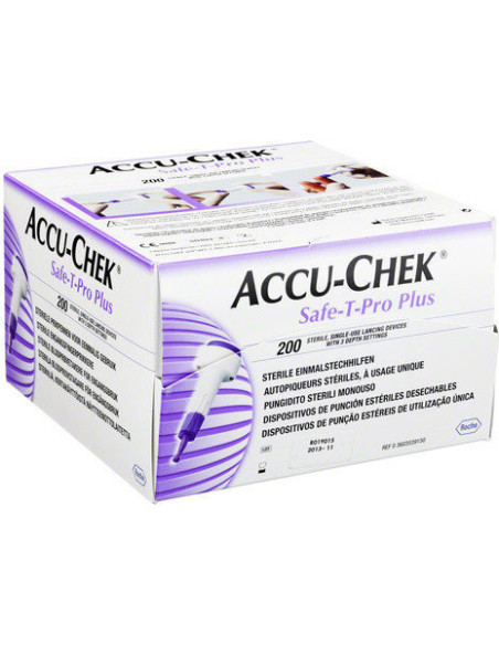 Accu-Chek Safe-T-Pro Plus - 200 autopiqueurs
