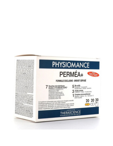 Physiomance Permea+ - 20 sachets + 20 gélules + 40 comprimés
