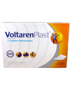 VOLTARENPLAST 1 %, emplâtre médicamenteux