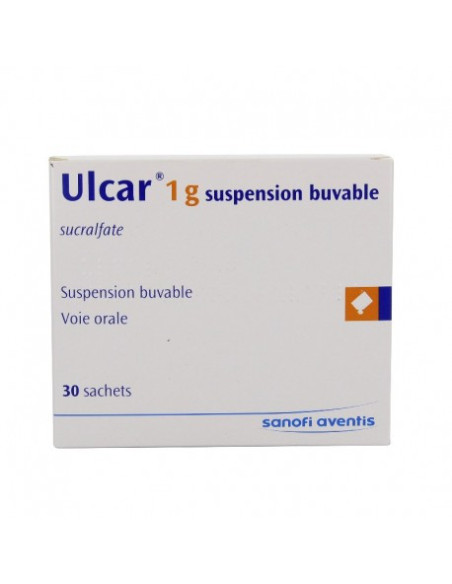 ULCAR 1 g, suspension buvable en sachet - 30 sachets