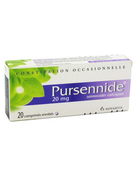 PURSENNIDE 20 mg, 20 comprimés enrobés