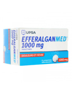 EFFERALGANMED 1G  - 8 comprimés effervescents