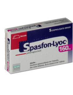 SPASFON LYOC 160 mg, lyophilisat oral - 5 lyophilisats