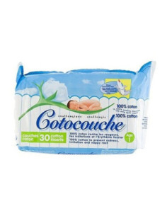 Cotocouche 1° Âge 100% Coton - 30 Couches