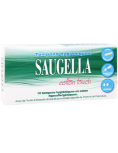 Saugella Cotton Touch 16 Tampons Hygiéniques Normal
