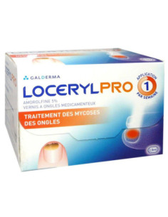LOCERYL 5 %, vernis à ongles médicamenteux - 2.5ml 2
