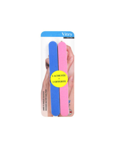 Vitry 10 Limes à Ongles sur Bois 18 cm