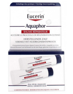 Eucerin Aquaphor Baume Réparateur Cutané - Lot de 2 x 10 ml