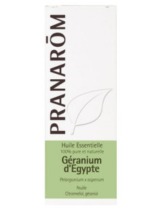 Pranarôm Huile Essentielle Géranium d'Egypte (Pelargonium graveolens) - 10 ml
