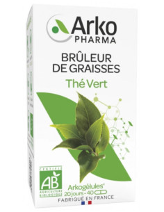 Arkopharma Arkogélules Thé Vert Bio - 40 Gélules