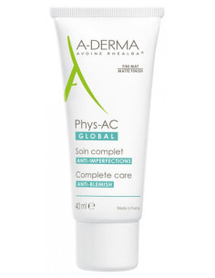 Aderma Phys-Ac Global Soins Anti-Imperfections - 40 ml