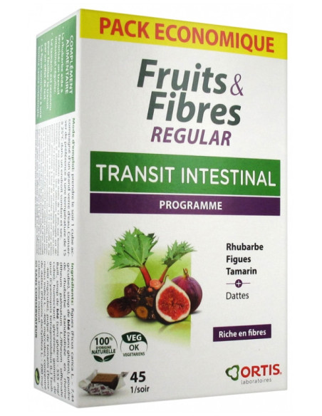 Ortis Fruits & Fibres Regular - 45 Cubes