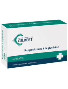 Suppositoires à La Glycérine Adultes - 100 suppositoires