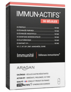 Aragan Synactifs ImmunActifs 30 gélules