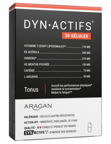 Aragan Synactifs DynActifs - 30 Gélules