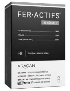 Aragan Synactifs FerActifs - 60 Gélules