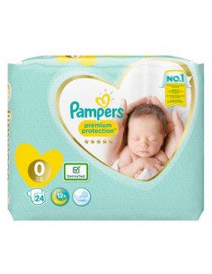 Couches Premium Protection Taille 0 ( 3kg) - 24 Couches