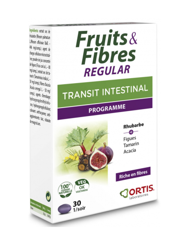 Ortis Fruits & Fibres Regular - 30 comprimés