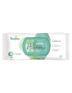 Lingettes Aqua Harmonie - 48 lingettes